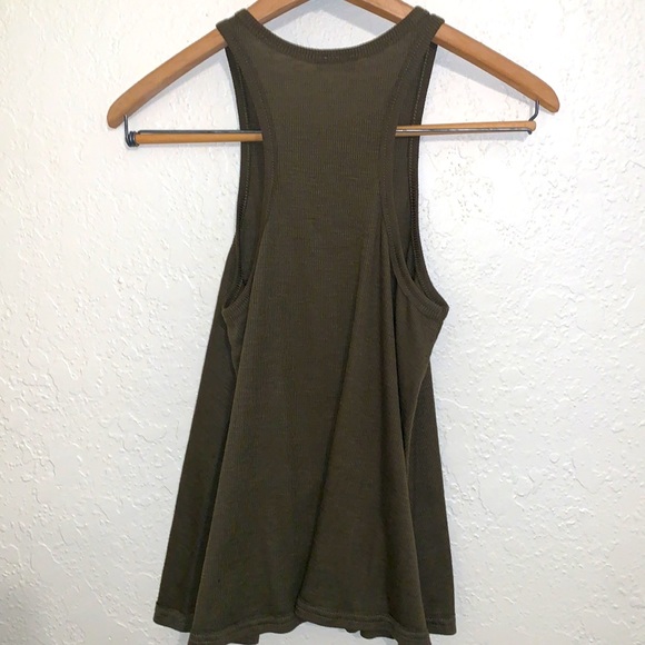 Free People Intimately Green Tank Top - Picture 3 of 4